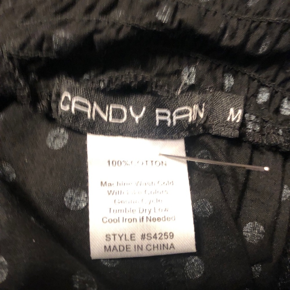 Candy Rain Black White Polka Dot - Picture 3 of 4